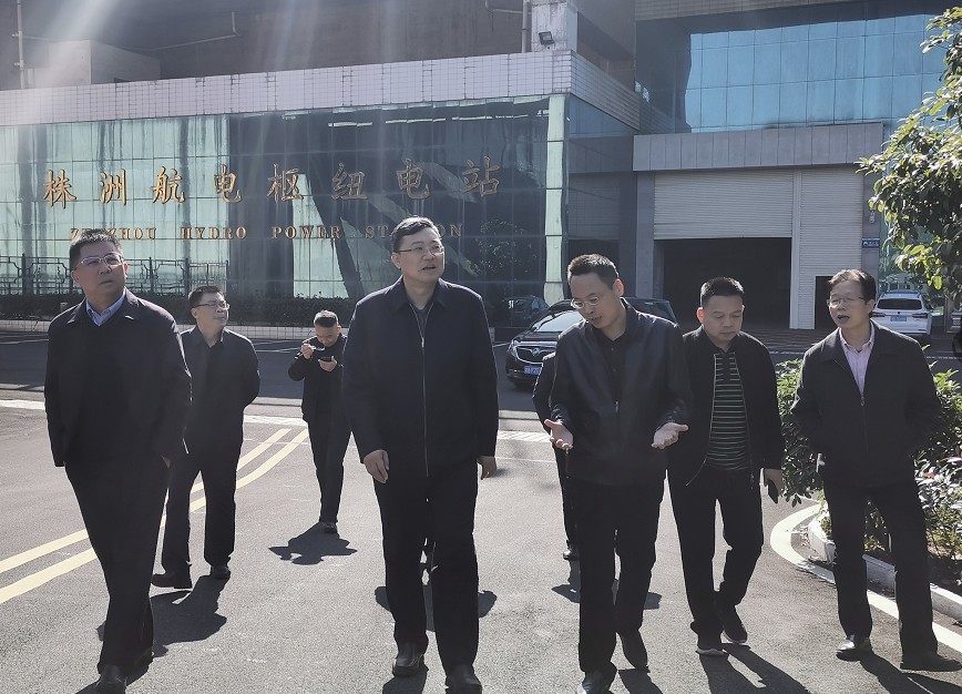 集团总经理苏德辉一行赴株洲航电分mk督查安全生产经营工作