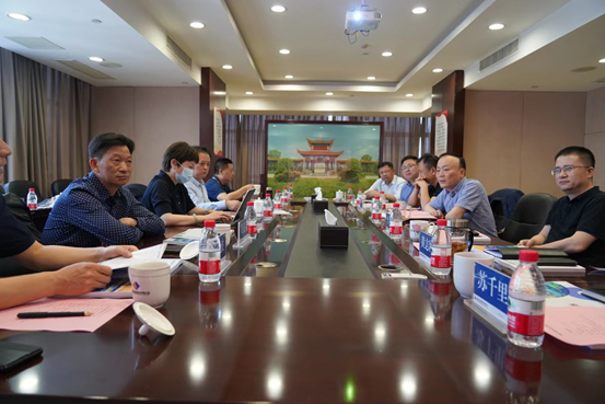 柳叶湖旅游度假区管委会来mk（中国）考察座谈